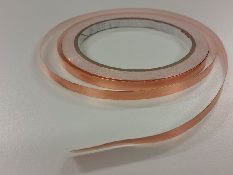 Rolle aus blankem Kupferband